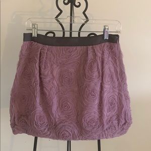 Lilac rose skirt from J Crew